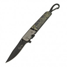 Mini Lock Knive with Camo Coated Handle (SK15010)