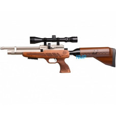 Kral Puncher NP-02 PCP Pre Charged Air Rifle .22 calibre 12 shot NP02 and free hard case Marine WALNUT STOCK